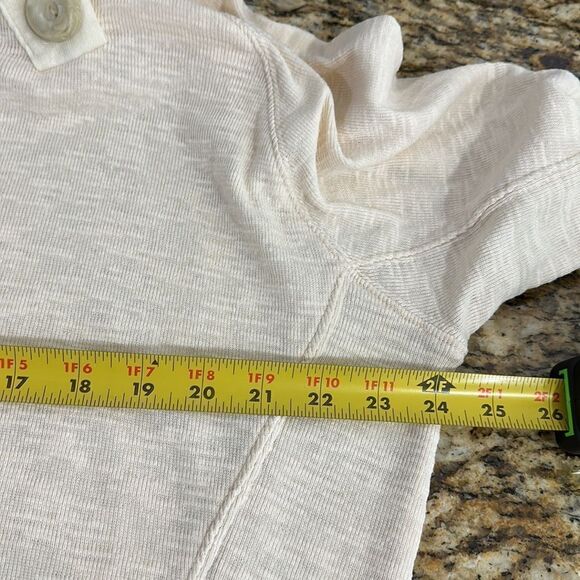 Free People We The Free Don’t Forget Me Cream Pullover Top Size S - Picture 9 of 10